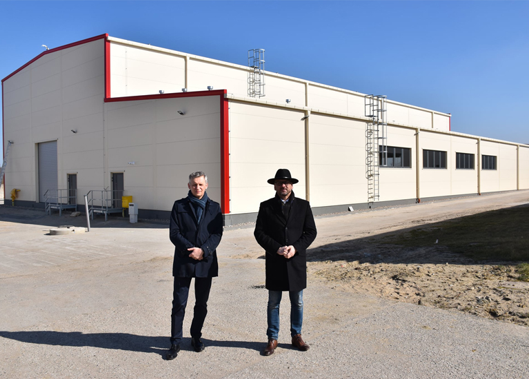 Burmistrz Lubska z wizytą w uesa