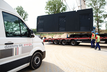 stacje transformatorowe dla hali magazynowo-logistycznej