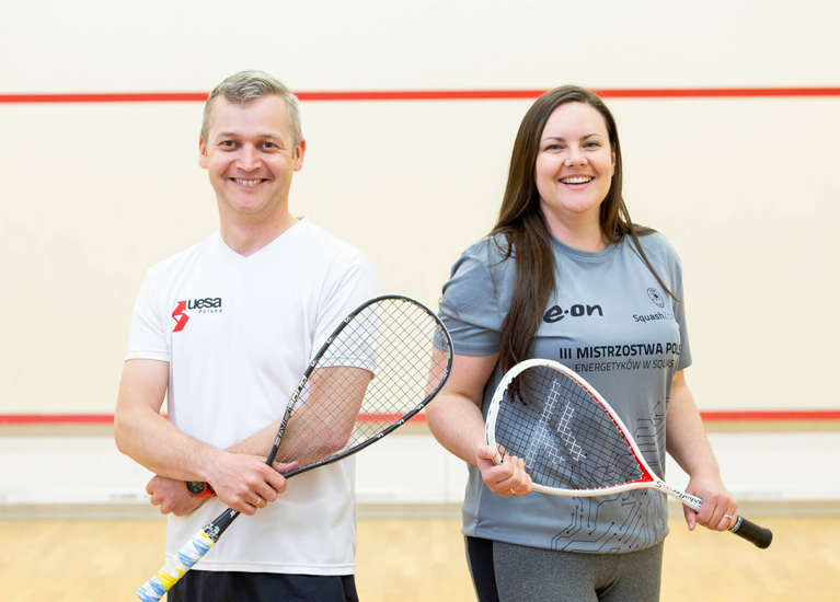 Gramy z energią. Uesa na V edycji Mistrzostw Polski Energetyków w Squasha