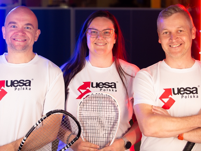 Sportowa energia UESA na Mistrzostwach Polski Energetyków w squashu